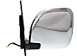 Driver and Passenger Side Mirrors, Power, Manual Folding, Heated, Chrome, No Signal Light, No Memory, No Puddle Light, No Auto-Dimming, No Blind Spot Feature