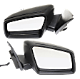 Sedan Driver and Passenger Side Mirror, Power Adjust, Heated, Power Folding, Paintable, In-housing Signal Light, With Memory, No Puddle Light, No Auto-Dim, No Blind Spot Feature