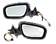 Driver and Passenger Side Mirrors, Power Adjust, Power Folding, Heated, Paintable, In-housing Signal Light, With memory, No Puddle Light, No Auto-Dimming, No Blind Spot Feature