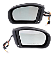 Driver and Passenger Side Mirrors, Power Adjust, Manual Folding, Heated, Paintable, In-housing Signal Light, With memory, No Puddle Light, No Auto-Dimming, No Blind Spot Feature
