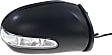 Driver and Passenger Side Mirrors, Power Adjust, Manual Folding, Heated, Paintable, In-housing Signal Light, No Memory, With Puddle Light, No Auto-Dimming, No Blind Spot Feature