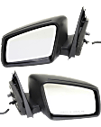 Driver and Passenger Side Mirrors, Power Adjust, Power Folding, Heated, Paintable, In-housing Signal Light, With memory, No Puddle Light, No Auto-Dimming, No Blind Spot Feature
