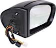Driver and Passenger Side Mirrors, Power Adjust, Manual Folding, Heated, Paintable, In-housing Signal Light, With memory, No Puddle Light, No Auto-Dimming, No Blind Spot Feature
