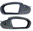 Driver and Passenger Side Mirrors, Power Adjust, Power Folding, Heated, Paintable, In-housing Signal Light, With memory, No Puddle Light, No Auto-Dimming, No Blind Spot Feature