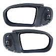 2001 Mercedes Benz E320 - Driver and Passenger Side Mirror, Power Adjust, Heated, Paintable, Power Folding, In-housing Signal Light, No Blind Spot Feature, With Memory, No Puddle Light, No Auto-Dimming