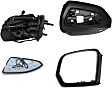2009 Mercedes Benz GL450 - Driver and Passenger Side Mirror, Power Adjust, Heated, Paintable, Manual Folding, In-housing Signal Light, No Blind Spot Feature, Without Memory Recall, With Puddle Light, No Auto-Dimming
