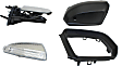 2009 Mercedes Benz GL450 - Driver and Passenger Side Mirror, Power Adjust, Heated, Paintable, Manual Folding, In-housing Signal Light, No Blind Spot Feature, Without Memory Recall, With Puddle Light, No Auto-Dimming