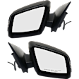 Driver and Passenger Side Mirrors, Power Adjust, Power Folding, Heated, Paintable, In-housing Signal Light, With memory, With Puddle Light, No Auto-Dimming, No Blind Spot Feature