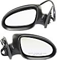 Driver and Passenger Side Mirrors, Power Adjust, Power Folding, Heated, Paintable, In-housing Signal Light, No Memory, With Puddle Light, No Auto-Dimming, No Blind Spot Feature