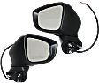 Driver and Passenger Side Mirrors, Power Adjust, Manual Folding, Non-Heated, Paintable, In-housing Signal Light, No Memory, No Puddle Light, No Auto-Dimming, No Blind Spot Feature