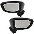 Driver and Passenger Side Mirrors, Power Adjust, Manual Folding, Non-Heated, Paintable, In-housing Signal Light, No Memory, No Puddle Light, No Auto-Dimming, With Blind Spot Detection in Glass