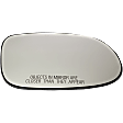 Driver and Passenger Side Mirror Glass, Heated, No Blind Spot Feature