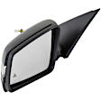 Sedan Driver and Passenger Side Mirror, Power Adjust, Heated, Power Folding, Paintable, In-housing Signal Light, With Memory, With Puddle Light, No Auto-Dim, With Blind Spot Detection in Glass