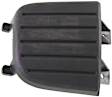 Fog Light Cover - Front, Driver and Passenger Side, Black