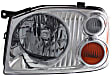 Driver and Passenger Side Halogen Headlight, With bulb(s), OE Replacement