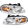 2004 Nissan Sentra - Driver and Passenger Side Halogen Headlight, With bulb(s), OE Replacement, Sedan