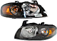 2004 Nissan Sentra - Driver and Passenger Side Halogen Headlight, With bulb(s), OE Replacement, Sedan