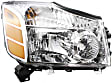 2007 Nissan Titan - Driver and Passenger Side Halogen Headlight, With bulb(s), OE Replacement