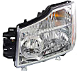 2007 Nissan Titan - Driver and Passenger Side Halogen Headlight, With bulb(s), OE Replacement