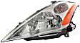 Driver and Passenger Side Halogen Headlight, With bulb(s), OE Replacement