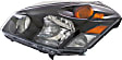 Driver and Passenger Side Headlights, with Bulbs, Halogen, Mini Passenger Van