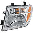 Driver and Passenger Side Halogen Headlight, With bulb(s), OE Replacement