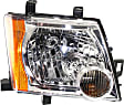 Driver and Passenger Side Halogen Headlights, With Bulbs, CAPA CERTIFIED