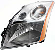 Driver and Passenger Side Halogen Headlight, With bulb(s), OE Replacement, Sedan