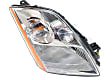 Driver and Passenger Side Halogen Headlight, With bulb(s), OE Replacement, Sedan