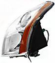 Driver and Passenger Side Halogen Headlight, With bulb(s), OE Replacement, Sedan