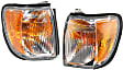 Driver and Passenger Side Halogen Corner Light, With bulb(s)