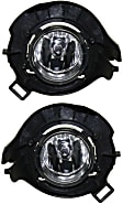 Front, Driver and Passenger Side Halogen Fog Light, With bulb(s)