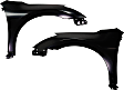Front, Driver and Passenger Side Fender CAPA Certified