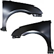 Front, Driver and Passenger Side Fenders, Base/S/SL Models