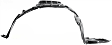 Front, Driver and Passenger Side, Fender Liner