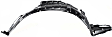 Front, Driver and Passenger Side, Fender Liner