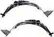 Front, Driver and Passenger Side, Fender Liner