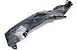 Front, Driver and Passenger Side, Rear Section, Fender Liner