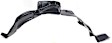 Front, Driver and Passenger Side, Fender Liner