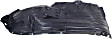 Front, Driver and Passenger Side, Fender Liner, 4.0 Liter Engine