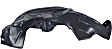 Front, Driver and Passenger Side, Fender Liner, 4.0 Liter Engine