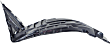 2006-2009 Nissan 350Z - Front, Driver and Passenger Side, Front Section, Fender Liner