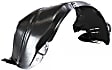 Front, Driver and Passenger Side, Fender Liner
