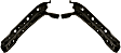 Driver and Passenger Side, Outer Radiator Support Upper Tie Bar