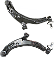 Front, Driver and Passenger Side, Lower Control Arms