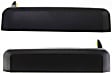1990 Nissan D21 - Front, Driver and Passenger Side Textured Black Exterior Door Handle, Without Key Hole