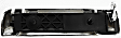 1997 Nissan Pickup Base - Front, Driver and Passenger Side Chrome Exterior Door Handle, Without Key Hole