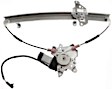 Front, Driver and Passenger Side Power Window Regulator, With Motor