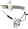 Front, Driver and Passenger Side Power Window Regulator, With Motor