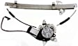 Front, Driver and Passenger Side Power Window Regulator, With Motor